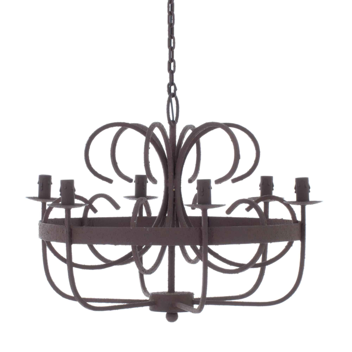 Kronleuchter Venzone aus Eisen von Flamant